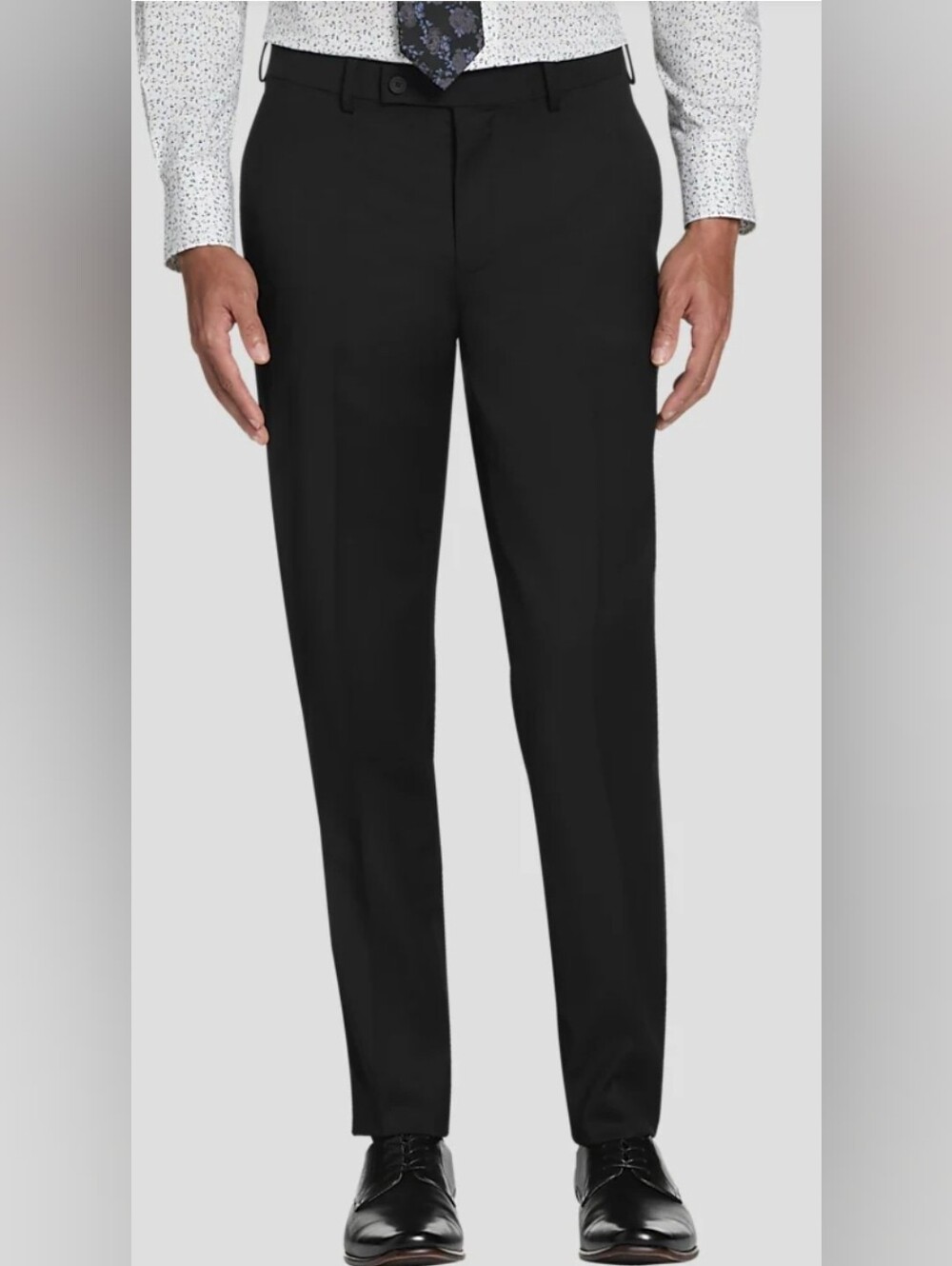 Kenneth Cole AWEARNESS CHILLFLEX Wool Blend Suit Pants Men's 42X34 New Black